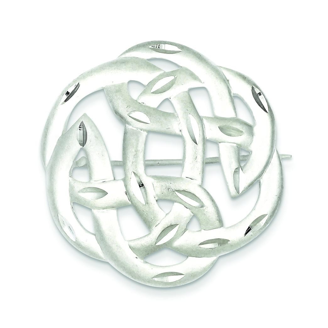 Celtic Knot Pin in Sterling Silver