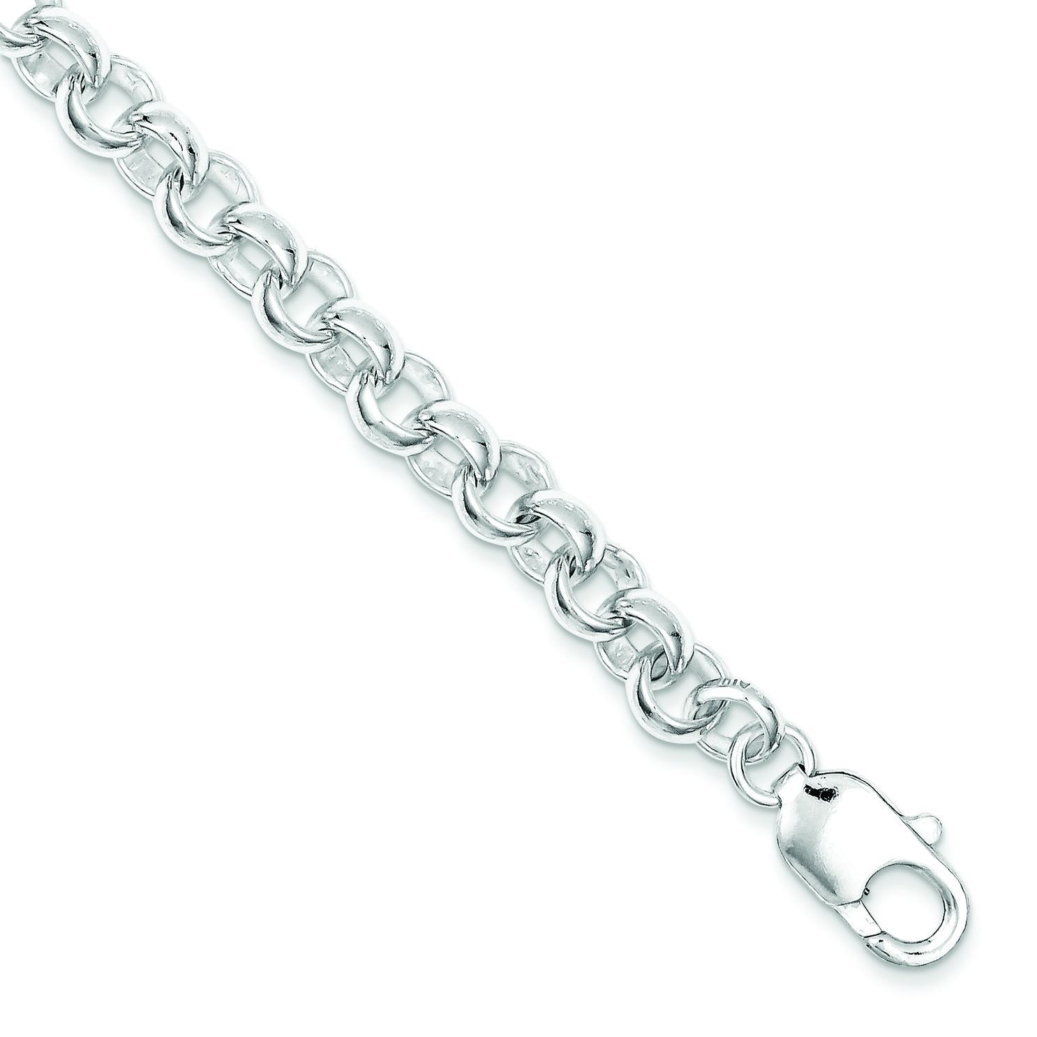8.5inch Link Bracelet in Sterling Silver