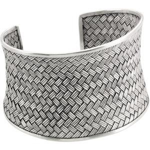 Fashion Cuff Bracelet in Sterling Silver