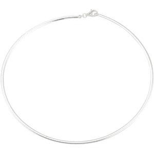 Sterling Silver 16 inch 2.60 mm Omega Choker Necklace