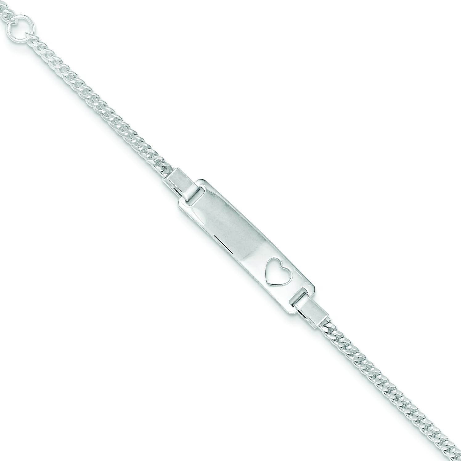Adjustable Baby ID Bracelet in Sterling Silver