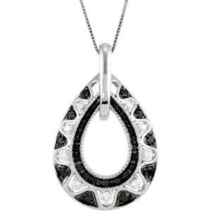 Black Diamond Necklace (0.5 Ct. tw.) (0.5 Ct. tw.)