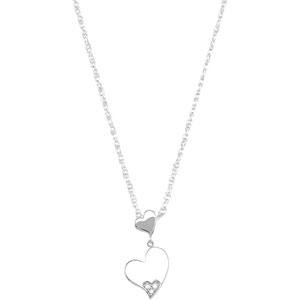 CT tw Diamond Heart Necklace 