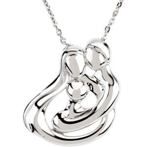 Embraced by the Hearttrade (Family) Necklace 