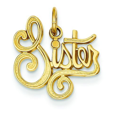 Sister Charm in 14k Yellow Gold