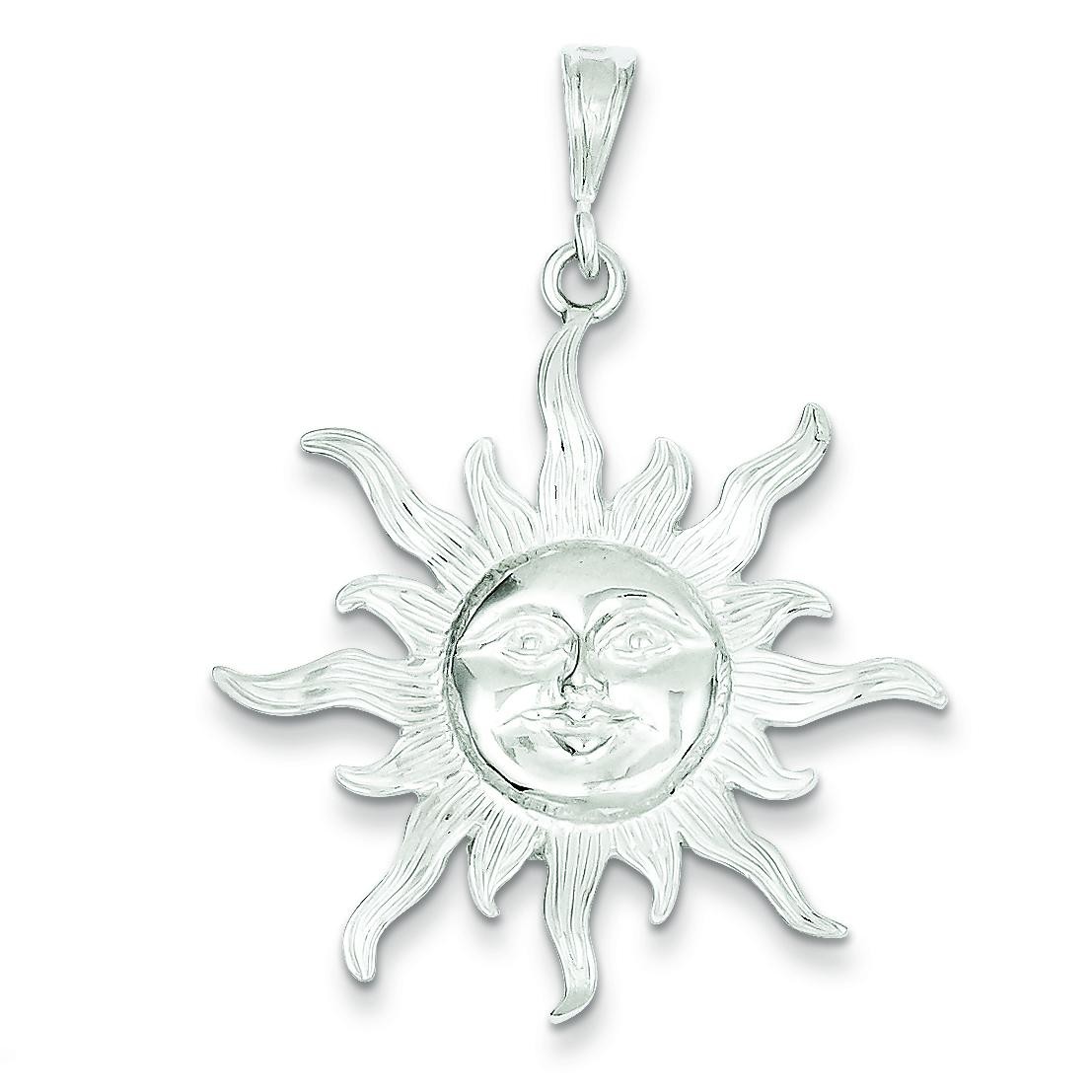 Sun Pendant in Sterling Silver