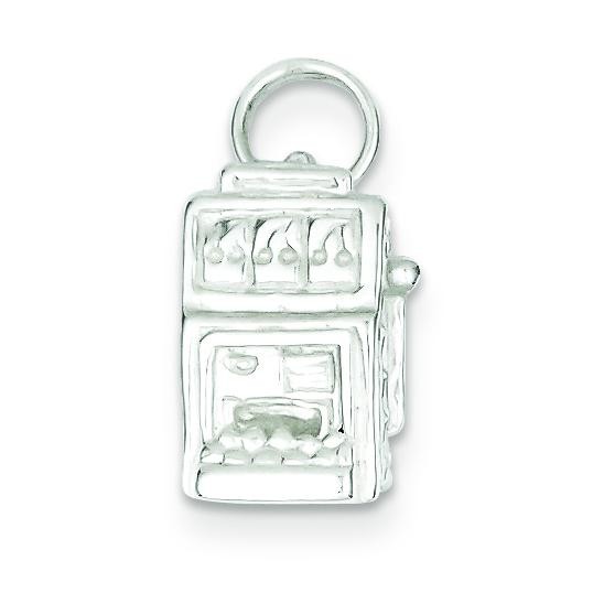 Slot Machine Charm in Sterling Silver