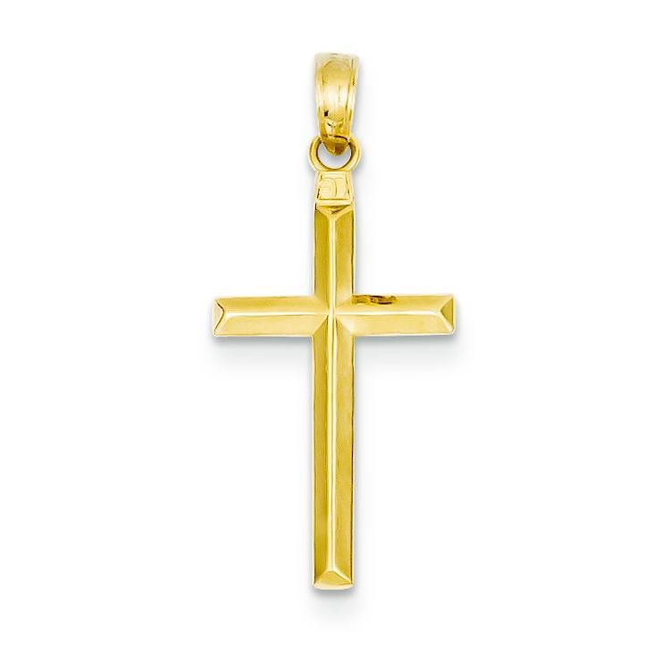 Reversible Latin Cross in 14k Yellow Gold