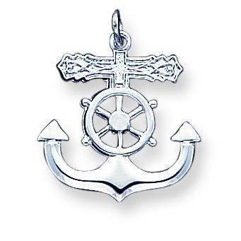 Mariner Cross Pendant in Sterling Silver