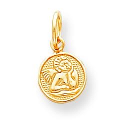 Angel Charm in 10k Yellow Gold