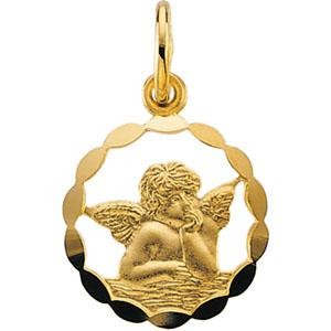 Angel Pendant in 14k Yellow Gold