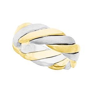 Two Tone Hand Woven Band (6.00 mm)