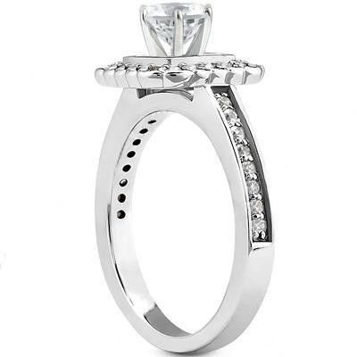 Princess Cut Diamond Engagement  Ring in 14K Yellow Gold