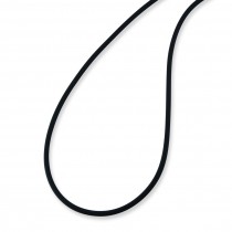 16 inch 3mm Rubber Cord in Sterling Silver