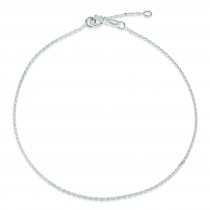 Diamond Cut Anklet in Sterling Silver