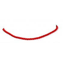 18 inch Red Satin Cord in Sterling Silver