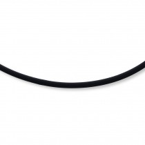 2mm 16 inch Rubber Cord in 14k White Gold
