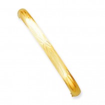 Florentine Hinged Bangle Bracelet in 14k Yellow Gold