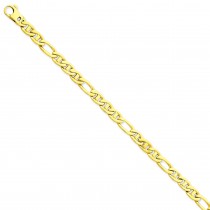 Flat Anchor Bracelet in 14k Yellow Gold