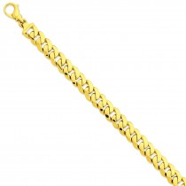 10.75mm Link Bracelet in 14k Yellow Gold