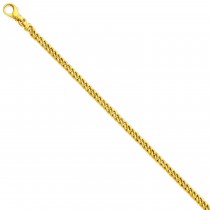 Polished Fancy Link Bracelet in 14k Yellow Gold