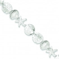 Seashells Bracelet in Sterling Silver