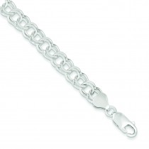 Charm Link in Sterling Silver