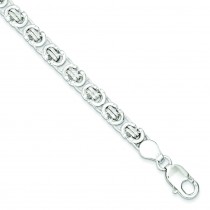 7.5inch Fancy Link Bracelet in Sterling Silver