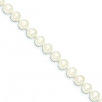 6.5mm Onion Cultured Pearl Bracelet in 14k Yellow Gold