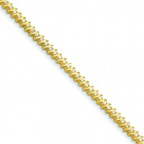 AA Diamond Tennis Bracelet in 14k Yellow Gold 