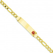 Medical Jewelry Bracelet in 14k Yellow Gold