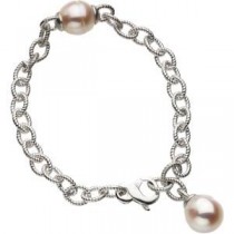 Cultured Pearl Bracelet in Sterling Silver