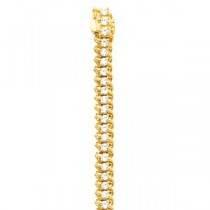 Line Bracelet in 14k White Gold