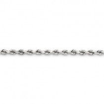 14k Yellow Gold 8 inch 5.00 mm Handmade Diamond-cut Rope Chain Bracelet