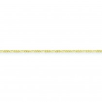 10k Yellow Gold 8 inch 1.75 mm  Figaro Chain Bracelet