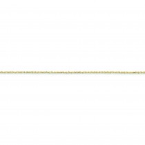 10k Yellow Gold 8 inch 1.50 mm  Rope Chain Bracelet