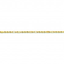 14k Yellow Gold 16 inch 2.25 mm Diamond-cut Milano Rope Choker Necklace