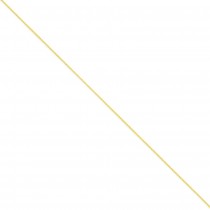 14k Yellow Gold 6 inch 1.10 mm  Spiga Chain Bracelet