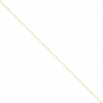 14k Yellow Gold 16 inch 0.65 mm Diamond-cut Spiga Choker Necklace