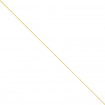 14k Yellow Gold 7 inch 1.10 mm  Spiga Chain Bracelet