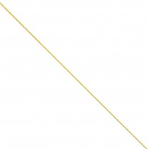 14k Yellow Gold 6 inch 1.20 mm Parisian Wheat Chain Bracelet