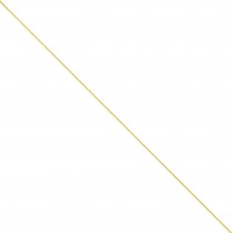14k Yellow Gold 6 inch 1.00 mm Diamond-cut Parisian Wheat Chain Bracelet