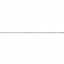 14k White Gold 14 inch 1.30 mm Rope Choker Necklace