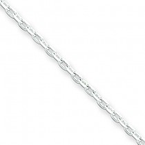 Sterling Silver 7 inch 1.50 mm Cable Chain Bracelet