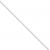 Sterling Silver 7 inch 1.95 mm  Cable Chain Bracelet