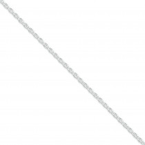Sterling Silver 7 inch 2.75 mm  Cable Chain Bracelet