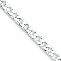 Sterling Silver 7 inch 5.00 mm  Curb Chain Bracelet