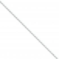 Sterling Silver 8 inch 2.25 mm Fancy Link Chain Bracelet