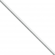 Sterling Silver 8 inch 5.00 mm Flat Oval Snake Chain Bracelet