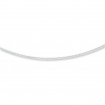 Sterling Silver 16 inch 1.60 mm Avvolto Rotondo Fancy Choker Necklace